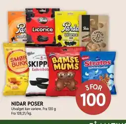 Coop Mega NIDAR POSER tilbud