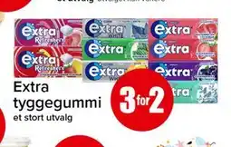 Spar Extra tyggegummi tilbud