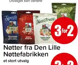 Spar Nøtter fra Den Lille Nøttefabrikken tilbud
