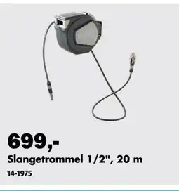 Biltema Slangetrommel 1/2", 20 m tilbud