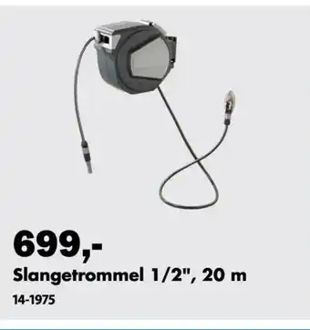 Slangetrommel 1/2", 20 m