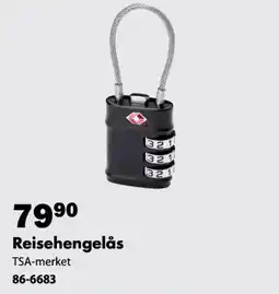 Biltema Reisehengelås tilbud