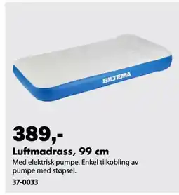 Biltema Luftmadrass tilbud