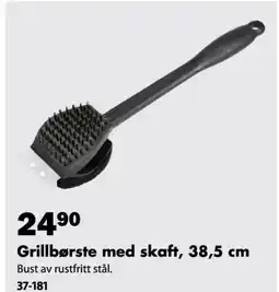 Biltema Grillbørste med skaft tilbud