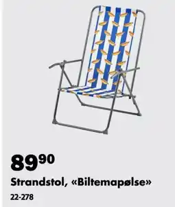 Biltema Strandstol, Biltemapølse tilbud