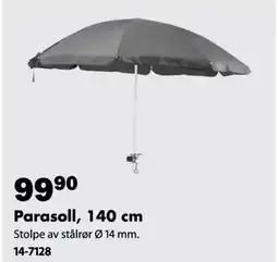 Biltema Parasoll tilbud