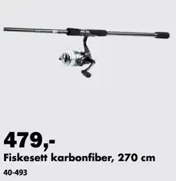 Biltema Fiskesett karbonfiber tilbud
