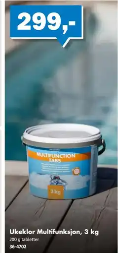Biltema Ukeklor Multifunksjon tilbud