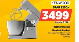 POWER Kenwood kjøkkenmaskin blender inkludert tilbud