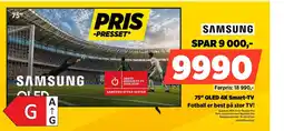 POWER SAMSUNG 75" QLED 4K Smart-TV Fotball er best på stor TV! tilbud