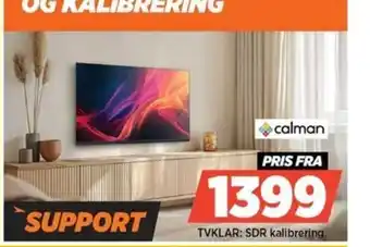 POWER Calman tvklar: sdr kalibrering tilbud