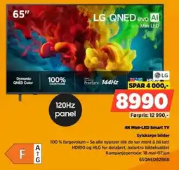 POWER Lg 4k mini-led smart tv sylskarpe bilder tilbud