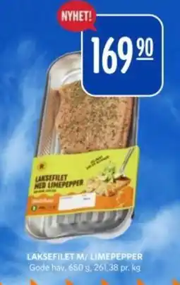 Rema 1000 Gode Hav Laksefilet m/limepepper tilbud