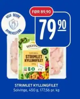 Rema 1000 Solvinge Strimlet kyllingfilet tilbud