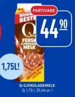 Rema 1000 Q-Sjokolademelk tilbud