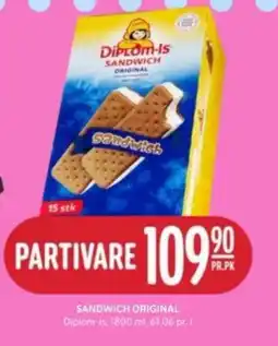Rema 1000 Diplom-is Sandwich original tilbud