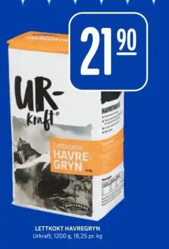 Rema 1000 Urkraft Lettkokt havregryn tilbud