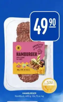 Rema 1000 Nordfjord Hamburger tilbud