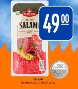 Rema 1000 Nordfjord Salami tilbud