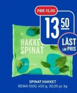 Rema 1000 REMA 1000 Spinat hakket tilbud