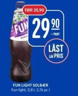 Rema 1000 Fun Light solbær tilbud