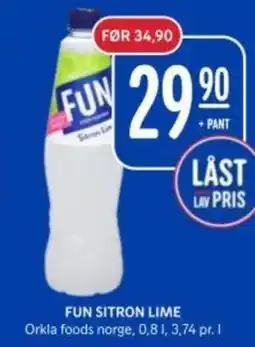 Rema 1000 Fun sitron lime tilbud
