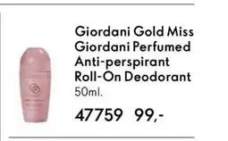 Oriflame Giordani Gold Miss Giordani Perfumed Anti-perspirant Roll-On Deodorant tilbud