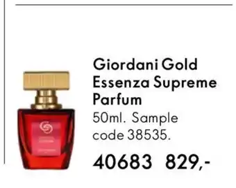 Oriflame Giordani Gold Essenza Supreme Parfum tilbud