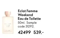 Oriflame Eclat Femme Weekend Eau de Toilette tilbud