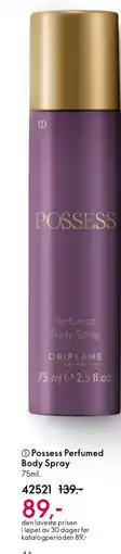 Oriflame Possess Perfumed Body Spray tilbud