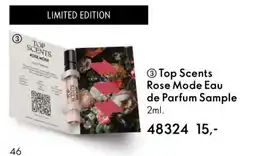 Oriflame Top Scents Rose Mode Eau de Parfum Sample tilbud