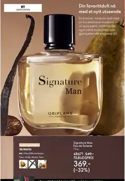 Oriflame Signature Man Eau de Toilette tilbud
