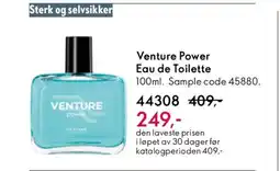 Oriflame Venture Power Eau de Toilette tilbud