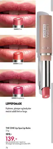 Oriflame THE ONE Lip Spa Lip Balm tilbud