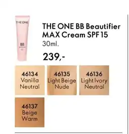 Oriflame THE ONE BB Beautifier MAX Cream SPF 15 tilbud