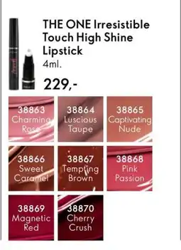 Oriflame THE ONE Irresistible Touch High Shine Lipstick tilbud