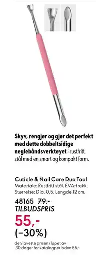 Oriflame Cuticle & Nail Care Duo Tool tilbud