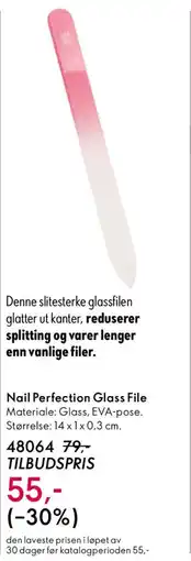 Oriflame Nail Perfection Glass File tilbud
