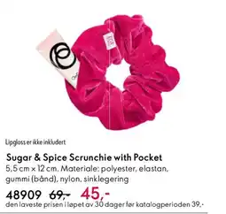 Oriflame Sugar & Spice Scrunchie with Pocket tilbud