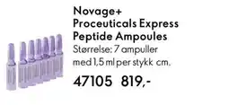 Oriflame NOVAGE+ Proceuticals Express Peptide Ampoules tilbud