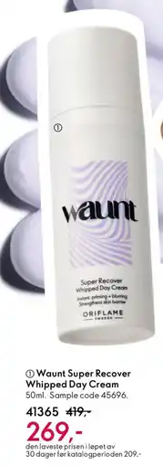 Oriflame WAUNT Super Recover Whipped Day Cream tilbud