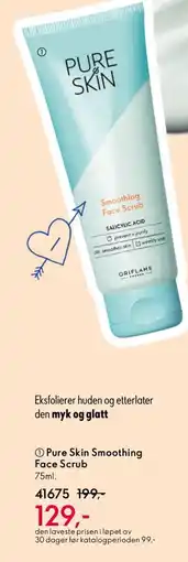 Oriflame PURE SKIN Smoothing Face Scrub tilbud