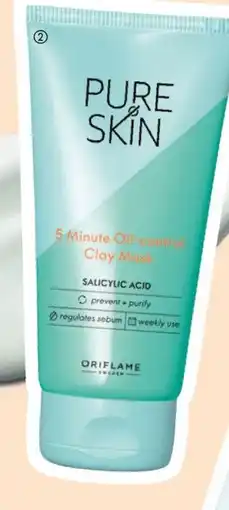 Oriflame PURE SKIN 5 Minute Oil-control Clay Mask tilbud