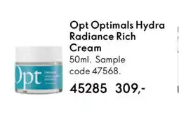 Oriflame OPT Optimals Hydra Radiance Rich Cream tilbud