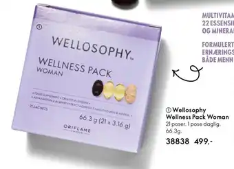 Oriflame WELLOSOPHY Wellness Pack Woman tilbud