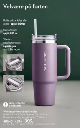 Oriflame WELLOSOPHY Insulated Tumbler tilbud