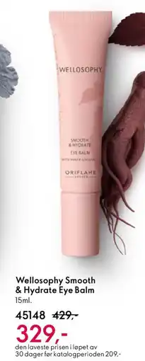 Oriflame WELLOSOPHY Smooth & Hydrate Eye Balm tilbud