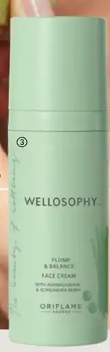 Oriflame WELLOSOPHY Plump & Balance Face Cream tilbud