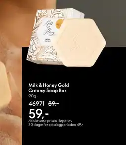 Oriflame MILK & HONEY Gold Creamy Soap Bar tilbud