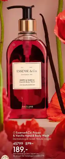 Oriflame ESSENSE&CO. Poppy & Vanilla Hand & Body Wash tilbud